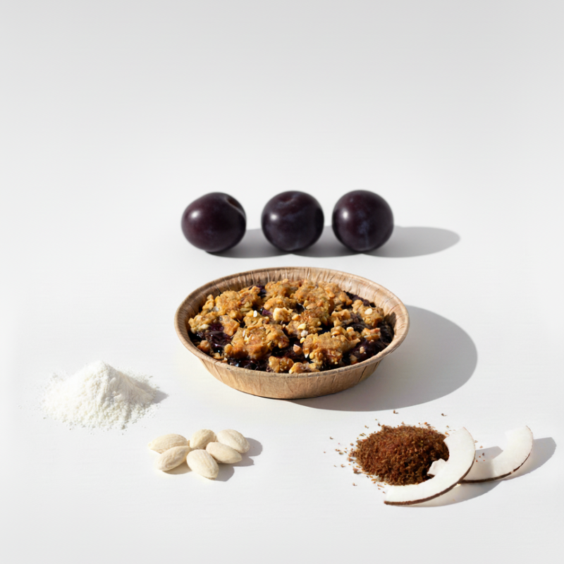 Crumble di prugne